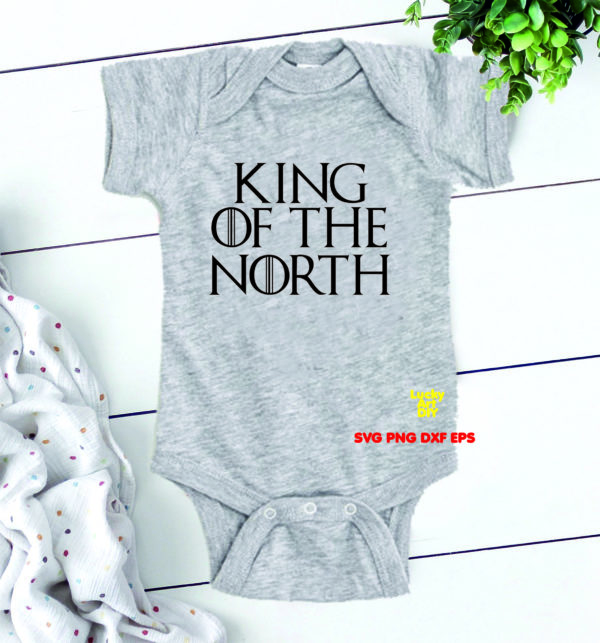 King of the North inspired Game Of Thrones Cut File svg