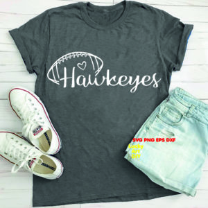 SVG Hawkeyes Team shirt cut file