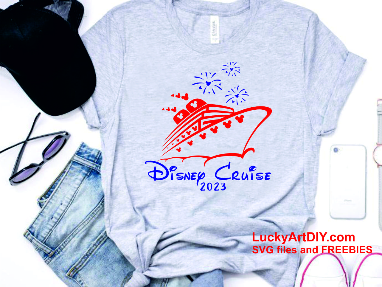Disney Cruise ship SVG Vacation 2023 Cut Files Cricut