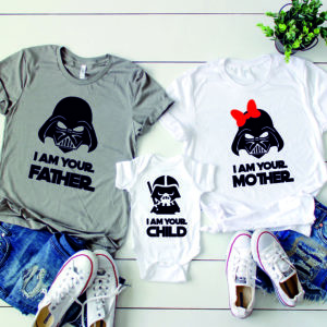I am your Father Svg, I am your Mother Svg, I am your Child Svg, New dad, Best Dad In The Galaxy SVG, Best mom In The Galaxy, New Mom, The Sass is Strong, Star Wars SVG Darth Vader SVG shirt for father Family shirts dark side Cut Files Cricut Silhouette Cameo