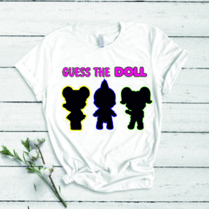 Guess the doll SVG Birthday design Cute for girls tshirt print birthday lol doll party svg png